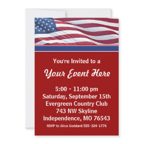 Campaign Party Invitation Template invitation