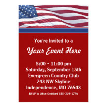Campaign Party Invitation Template