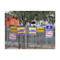 Campaign Signs in Murrieta, CA Postcards