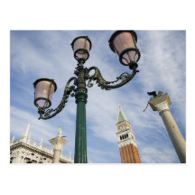 Campanile in the Piazza San Marco Venice Italy Postcard