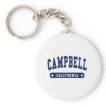 Campbell California College Style t shirts Key Chain