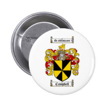 CAMPBELL FAMILY CREST -  CAMPBELL COAT OF ARMS BUTTONS