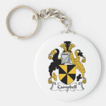 Campbell Family Crest Keychains