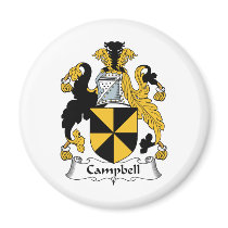 Campbell Family Crest magnets