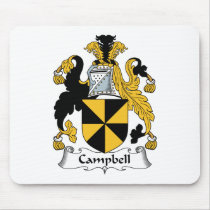 Campbell Family Crest Mouse Mats