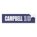 CAMPBELL FOR GOVERNOR bumper stickers
