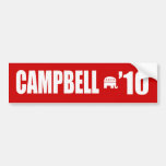 CAMPBELL FOR GOVERNOR BUMPER STICKERS