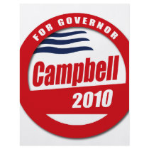 Campbell for Governor flyers