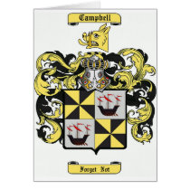 campbell (irish) greeting card