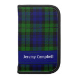 Campbell Tartan Plaid Mini Folio planners