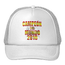 Campeón Del Mundo 2010 España futbol Trucker Hats