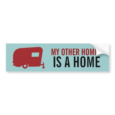 Funny Travel Sticker on Other Home   Travel Trailer Humor Bumper Stickers From Zazzle Com
