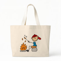 Camper Roasting Hot Dogs Tshirts and Gifts bags by stick_figures Camper Roasting Hot Dogs Tshirts and Gifts bags