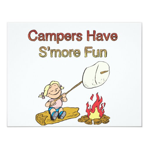 Campers have S'more fun Card | Zazzle