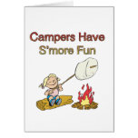 Campers have S'more fun Greeting Cards