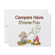 Campers have S'more fun invitations