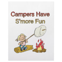 Campers have S'more fun Letterhead Template