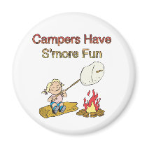 Campers have S'more fun magnets by thecamperslife Campers have S'more fun magnets