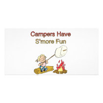 Campers have S'more fun photo cards by thecamperslife Campers have S'more fun photo cards