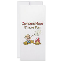 Campers have S'more fun rack cards
