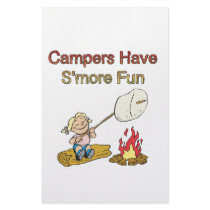 Campers have S'more fun Stationery Design