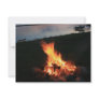 Campfire at Sunset Custom Invitation