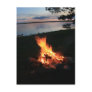 Campfire at Sunset Post Card