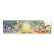 Campfire Bumper Sticker
