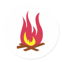 Campfire Sticker