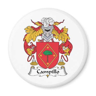 Campillo Family Crest Fridge Magnet by coatsofarms