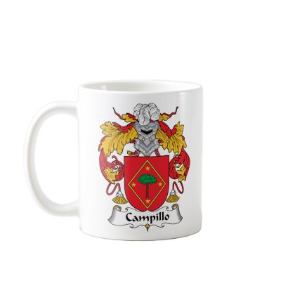 Campillo Family Crest Mug by coatsofarms
