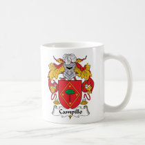 Campillo Family Crest mugs by coatsofarms Campillo Family Crest mugs