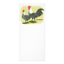 Campine:  Silver Customized Rack Card