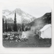 Camping at Indian Henry: 1911 Mouse Pad