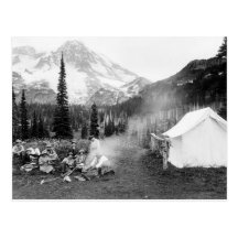 Camping at Indian Henry: 1911 Post Card