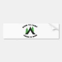 camping bumper stickers