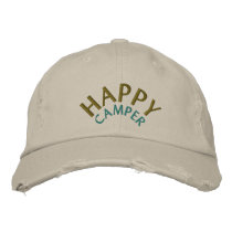 Camping / Camper embroidered hats