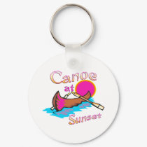 Camping Canoe keychains