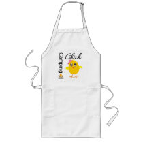 Camping Chick aprons by chicktshirts Camping Chick aprons