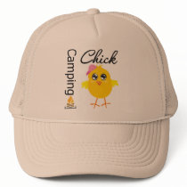 Camping Chick hats by chicktshirts Camping Chick hats