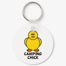 Camping Chick keychains