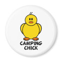 Camping Chick magnets