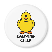 Camping Chick magnets