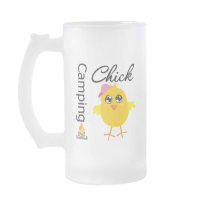 Camping Chick mugs by chicktshirts Camping Chick mugs