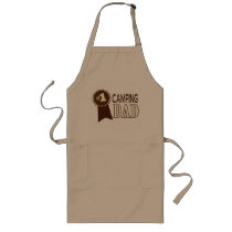 Camping Dad's Barbeque Father's Day Apron