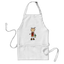 Camping Girl With Lantern Tshirts and Gifts aprons by stick_figures Camping Girl With Lantern Tshirts and Gifts aprons