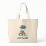 Camping in the Rain Canvas Bags