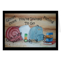 Camping Invite cards by NormaJean35 Camping Invite cards