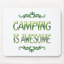 Camping is Awesome mousepads by HobbiesLeisure Camping is Awesome mousepads