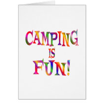 Camping is Fun cards by HobbiesLeisure Camping is Fun cards